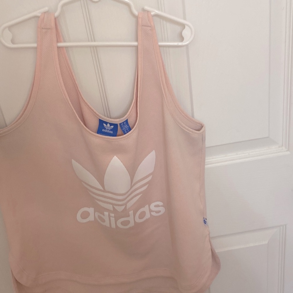 Adidas pink tank